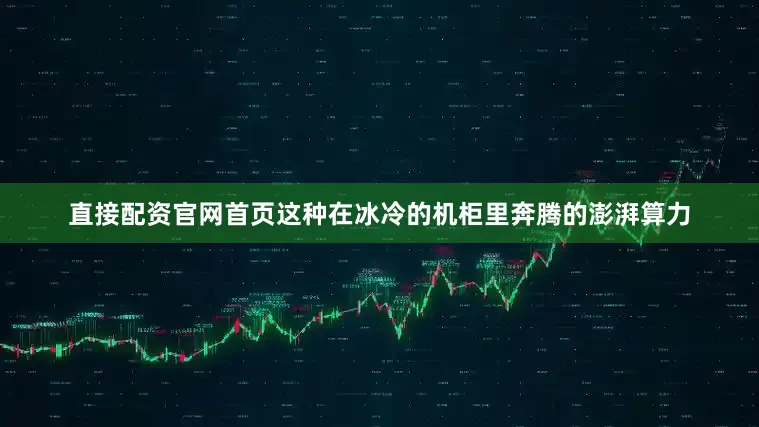 直接配资官网首页这种在冰冷的机柜里奔腾的澎湃算力
